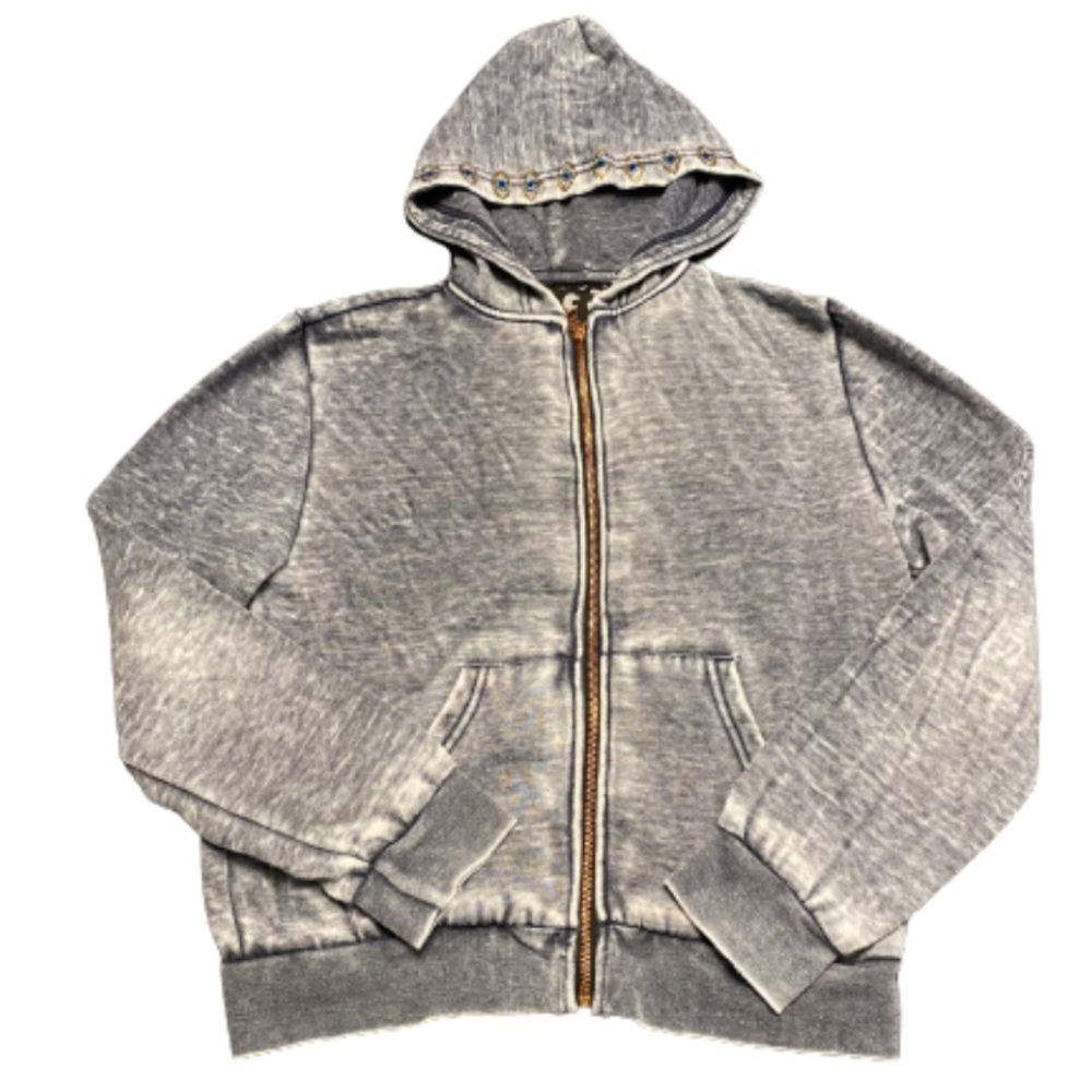 Kings of Cole | Stylish Gray Evil Eye Hoodie